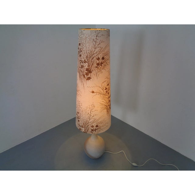 Large Ceramic Floor Lamp by Peter Delius for Hamelner Töpferei, 1960s For Sale - Image 6 of 17