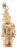 Late 20th Century 20392 - Pearl Sapphire & Ruby 14k Yellow Gold Movable Clown Charm For Sale