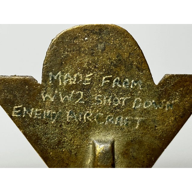 Bronze British 1940s Winston Churchill v for Victory Bronze Car Mascot Sculpture For Sale - Image 8 of 10