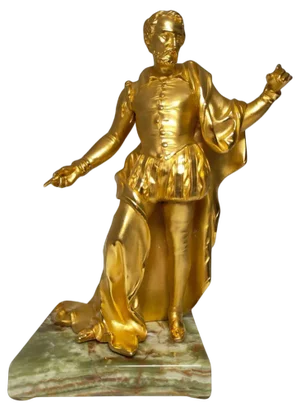Figure in Gilt Bronze, 19th Century
