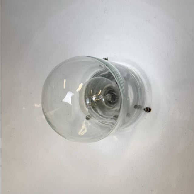 Industrial Factory Wall Lamp with Black Enamel Shade, 1960s For Sale - Image 13 of 16