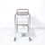Art Deco Machine Age Two-Tier Tubular Bar Cart in Chrome & Mirror For Sale - Image 11 of 12