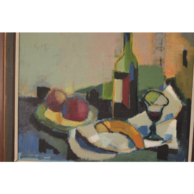 1950s Kåge Lifwendal, Vino Tinto, 1956, Oil on Panel, Framed For Sale - Image 5 of 18