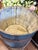 Rustic Antique 1800s Shaker Wooden Bucket Blue Paint For Sale - Image 3 of 11