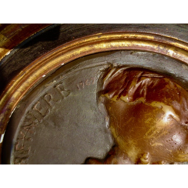 Wax Cast of Jean-Baptiste Nini 18th Century For Sale - Image 4 of 5