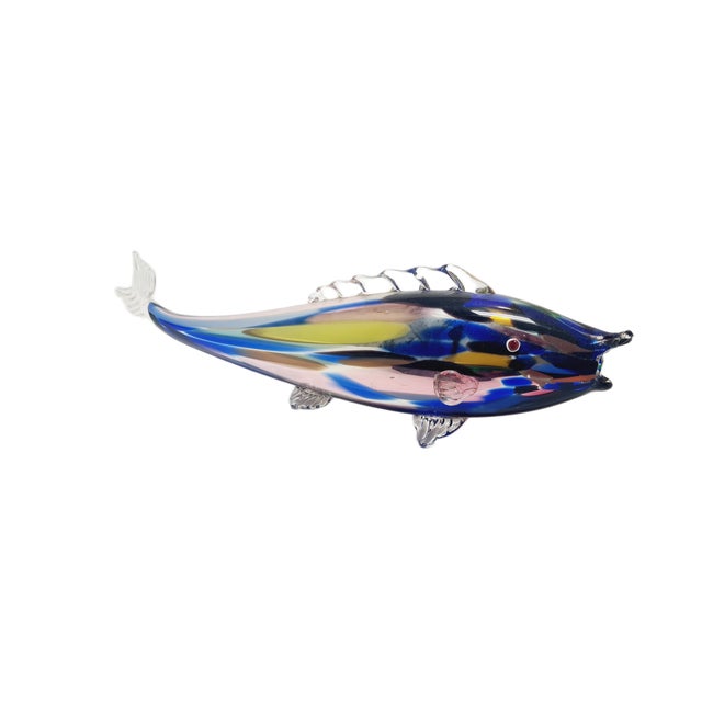 Glass Fish Glass Figurine, Former Czechoslovakia, 1960s For Sale - Image 7 of 7