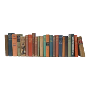 Decorative Books - Vintage Cabin Books - Brown Books By The Foot