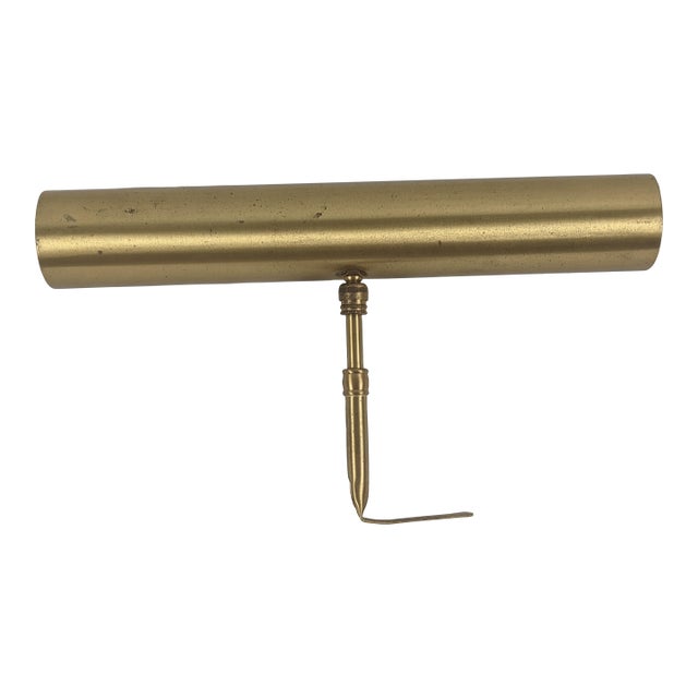 Vintage House of Troy Traditional Picture Light in Aged Brass — 4 Available For Sale