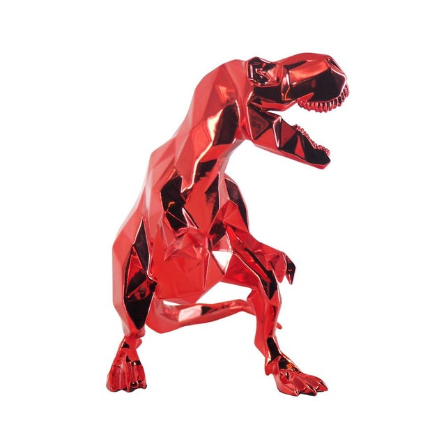 Red Resin T Rex from Richard Orlinski For Sale - Image 5 of 11