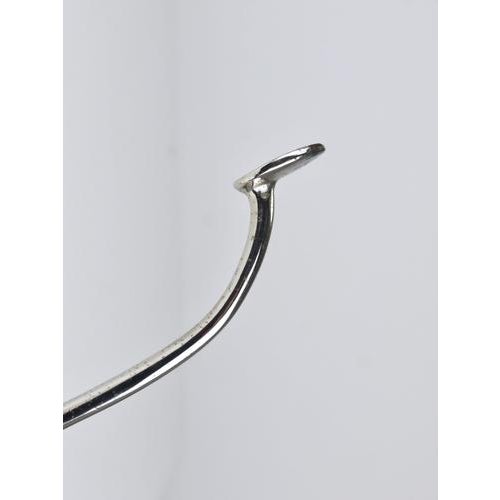 Art Nouveau Nickel Brass Wall Hook by Adolf Loos, 1900s For Sale - Image 4 of 16