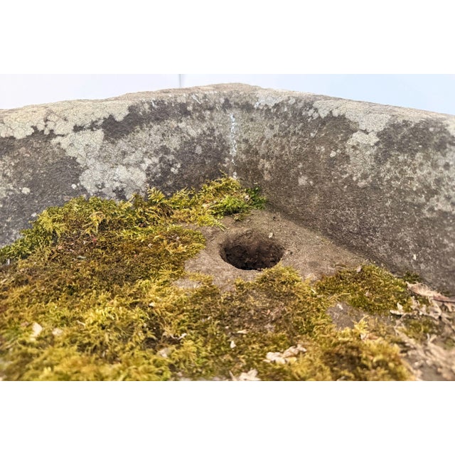 Early 19th Century Large English Rectangular Garden Stone Sink or Trough For Sale - Image 5 of 9