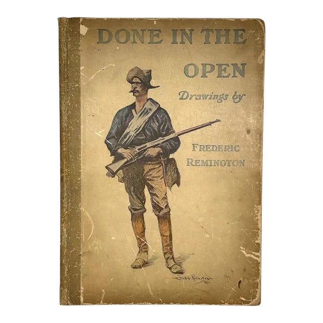 Done in the Open Drawings by Frederick Remington c. 1904 For Sale