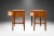 Kent Coffey Pair Kent Coffey Perspecta Rosewood Pecan Nightstands Tables For Sale - Image 4 of 13