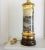 Metal Verre Eglomise Glass Gilt and Decoupage Lamp of Roman Ruins For Sale - Image 7 of 13