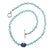 Traditional Ajd 19 Inch Double Shine White Pearl Necklace With Cloisonné Focal For Sale - Image 3 of 6