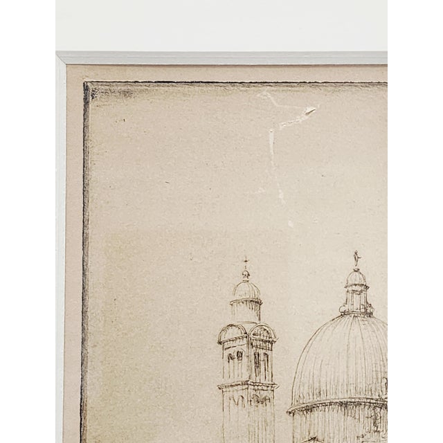 Antique Venice Basilica Di Santa Maria Della Salute Etching by Andre Smith 1913 For Sale In New York - Image 6 of 11
