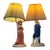 Vintage Pinkie & Blue Boy Figural Table Lamps – Matching Pair For Sale