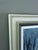 Blue Mid-Century Modern 'Twilight Path' Vintage Swedish Expressive Landscape Oil Painting, Framed For Sale - Image 8 of 15