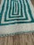 Contemporary Teal Green Wool Moroccan Beni Ourain Rug For Sale - Image 15 of 17