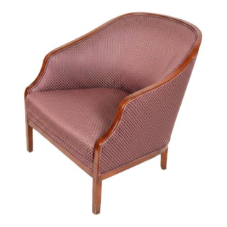 Mid 20th Century Elegant MCM Lounge Chair Attributed to Ward Bennett for Geiger For Sale