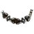 Vintage Jewel Smokey Quartz Silver Chain Bracelet For Sale - Image 9 of 12