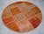 The Orange Way Turkish Round Rug Hand Knotted Handstitched Living Room Entry Decor - 5' Diameter For Sale - Image 6 of 11