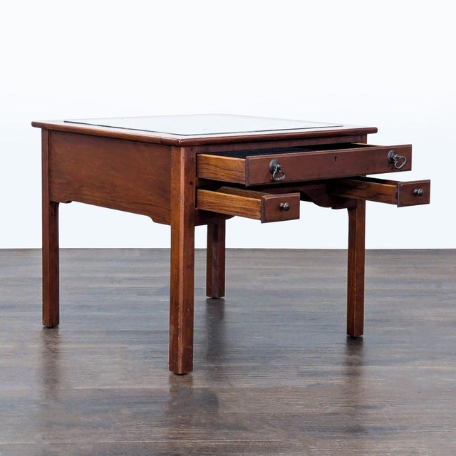 Traditional Vintage Attributed to Ethan Allen Display Table For Sale - Image 3 of 8