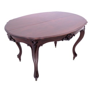 Antique Walnut Dining Table, Western Europe,1880s For Sale