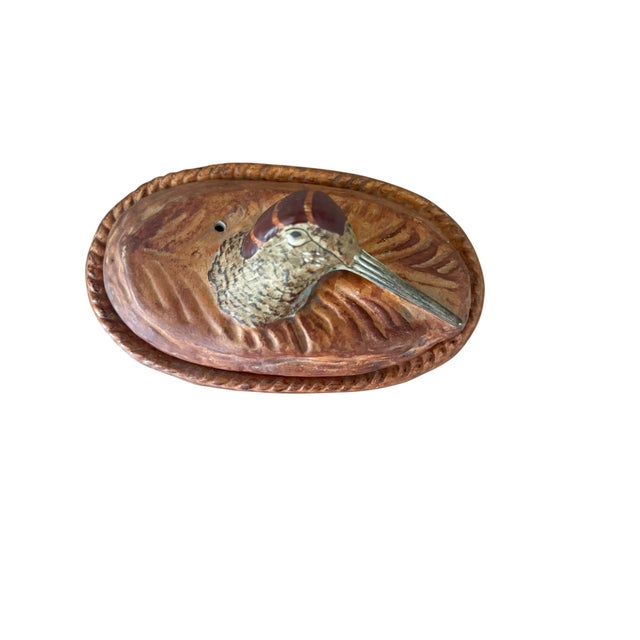 1970s Vintage Pilllivuyt Woodcock Terrine for Lamalle Nyc – French Porcelain Game Bird Pâté Dish For Sale - Image 5 of 8
