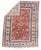 Antique Caucasian Kuba Rug 3’10” x 5’3". Azeri Turks inhabit the Kuba area of the central west Caspian Caucasus and weave...