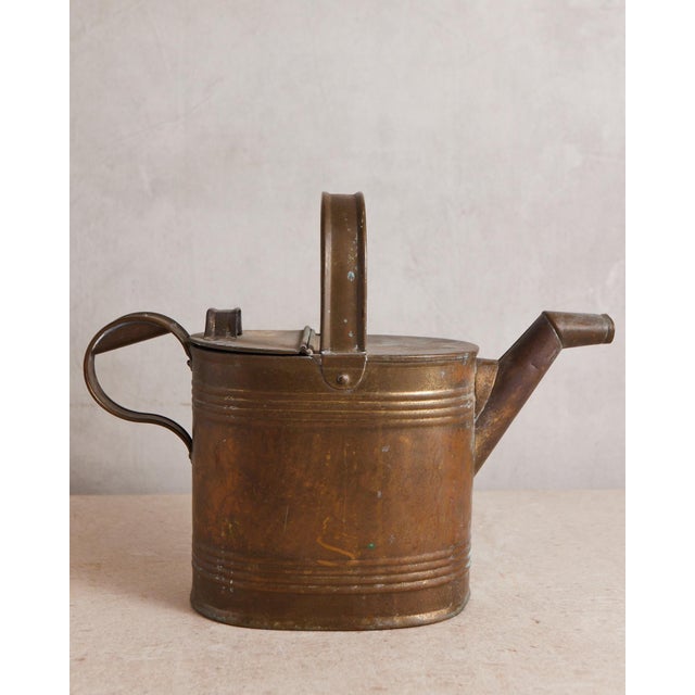 Late 19th Century Victorian Brass Watering Can For Sale - Image 9 of 14