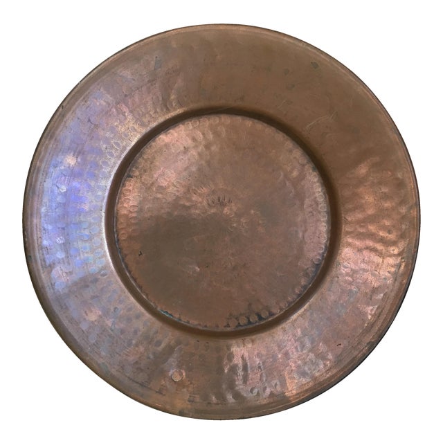 Vintage Hand Hammered Copper Plate Chairish