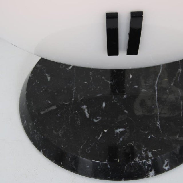 Large Perla Table Lamp by Bruno Gecchelin for Oluce, Italy For Sale - Image 5 of 16