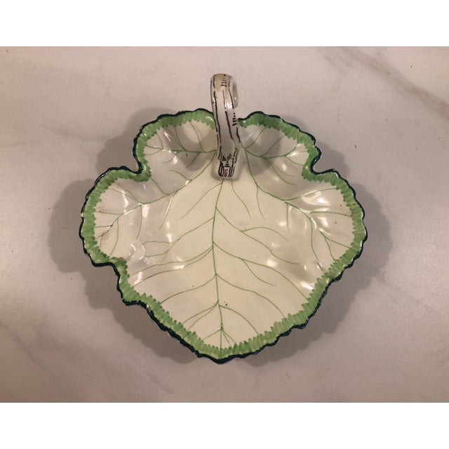 This lovely Majolica Leaf Decorative Bowl from Spain will be a standout on your tablescape, hung in a wall or anywhere you...