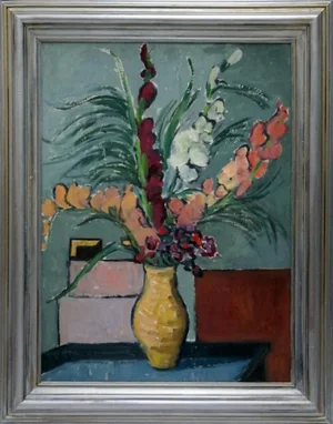 Gera Gyula, Flower Still Life, 1960s, Oil Painting
