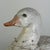 Folk Art Salvaged Vintage Folk Art Primitive Wood Duck Painted White With Pink-Peach Beaks For Sale - Image 3 of 6