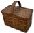 Outstanding Antique American Pennsylvania Amish Hand Woven Alder & Ash Wood Splint Picnic Basket Circa Late 1800s For Sale - Image 4 of 18