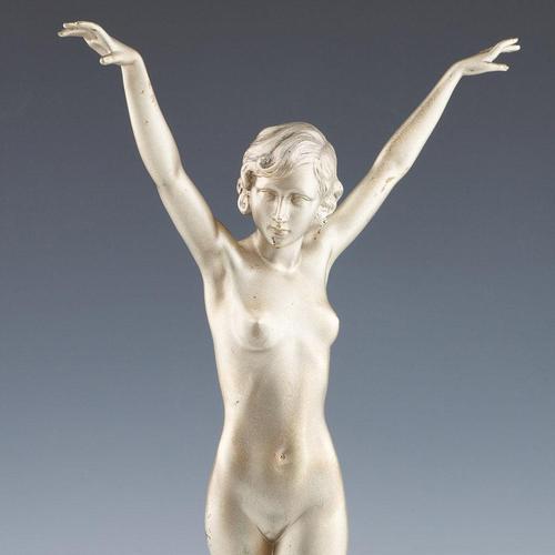 F. Preiss, Striding Lady, Bronze For Sale - Image 9 of 18