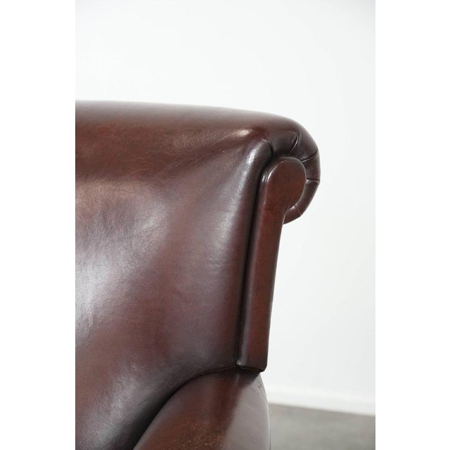 Club Chair in Sheepskin Leather For Sale - Image 13 of 16