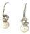 Mikimoto, 18 Karat White Gold and Cultured Pearl Earrings For Sale