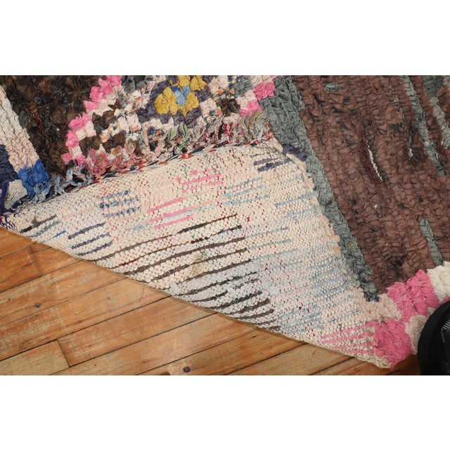 Tribal Bohemian Mid 20th Century Moroccan Rug - 3'10" x 8' For Sale - Image 9 of 10