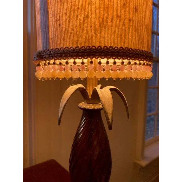 Metal 1990s Multi Media Artistic Table Lamp For Sale - Image 7 of 8