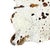 1960s Vintage White Cowhide Rug, 1960s For Sale - Image 5 of 8