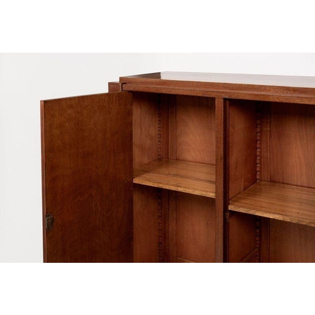 Antique French Art Deco Mahogany Sideboard Cabinet by Andre Sornay For Sale In Detroit - Image 6 of 11