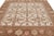 1910s Antique Agra Square Rug in White With Brown and Pink Florals, From Rug & Kilim For Sale - Image 5 of 8