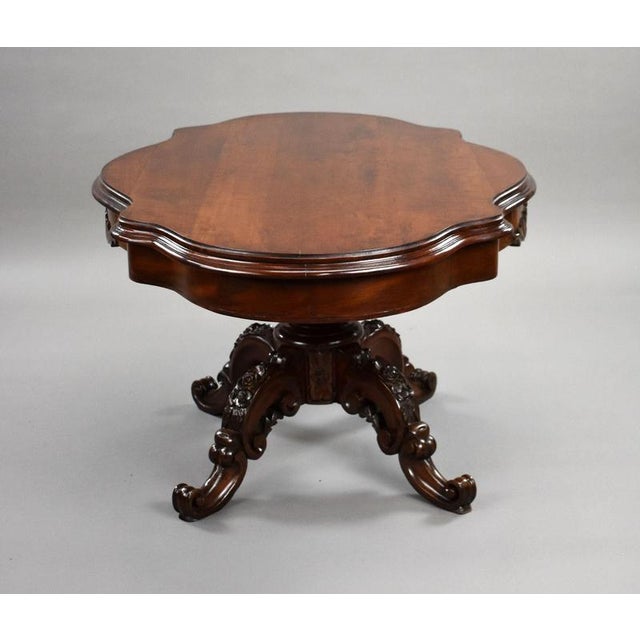 Mahogany Coffee Table, 1880s For Sale - Image 6 of 8