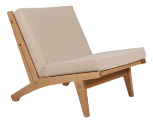 Lounge Chair Model Ge-370 attributed to Hans J. Wegner for Getama, 1960s