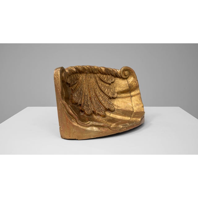 Early 19th Century 1800s French Gilded Wood Ornament For Sale - Image 5 of 18
