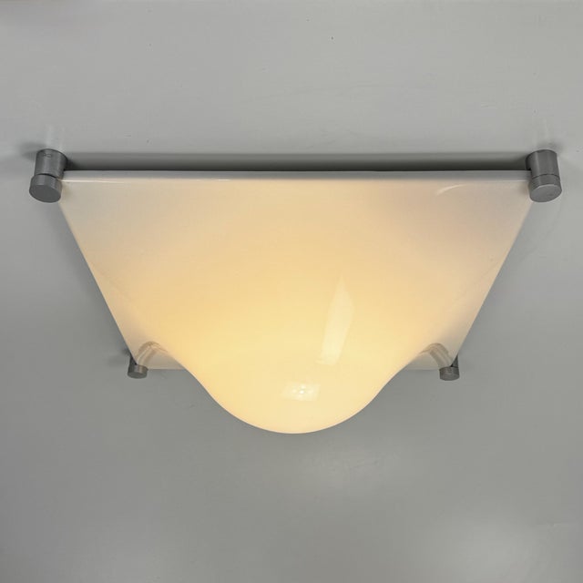 Martinelli Luce Large Bolla Flush Mount Lamp from Martinelli Luce, Italy, 1970s For Sale - Image 4 of 11