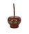 Made with a wooden body, the surface is decorated with classic vermilion lacquer and adorned with painted or gilded green...